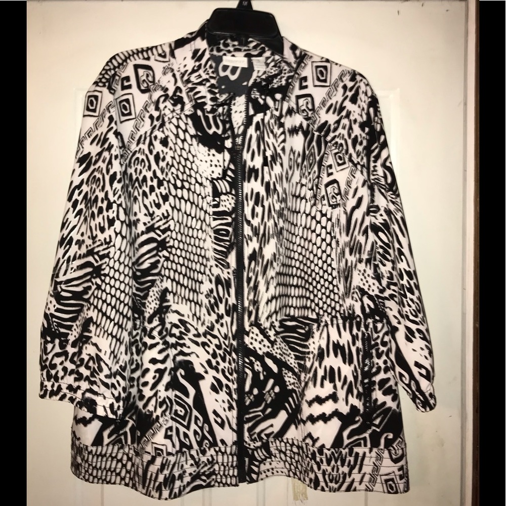 Too cute! Chicos‘s Zenergy light jacket sz 3 XL